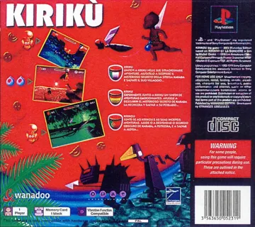 Kirikou (ES - PT) box cover back